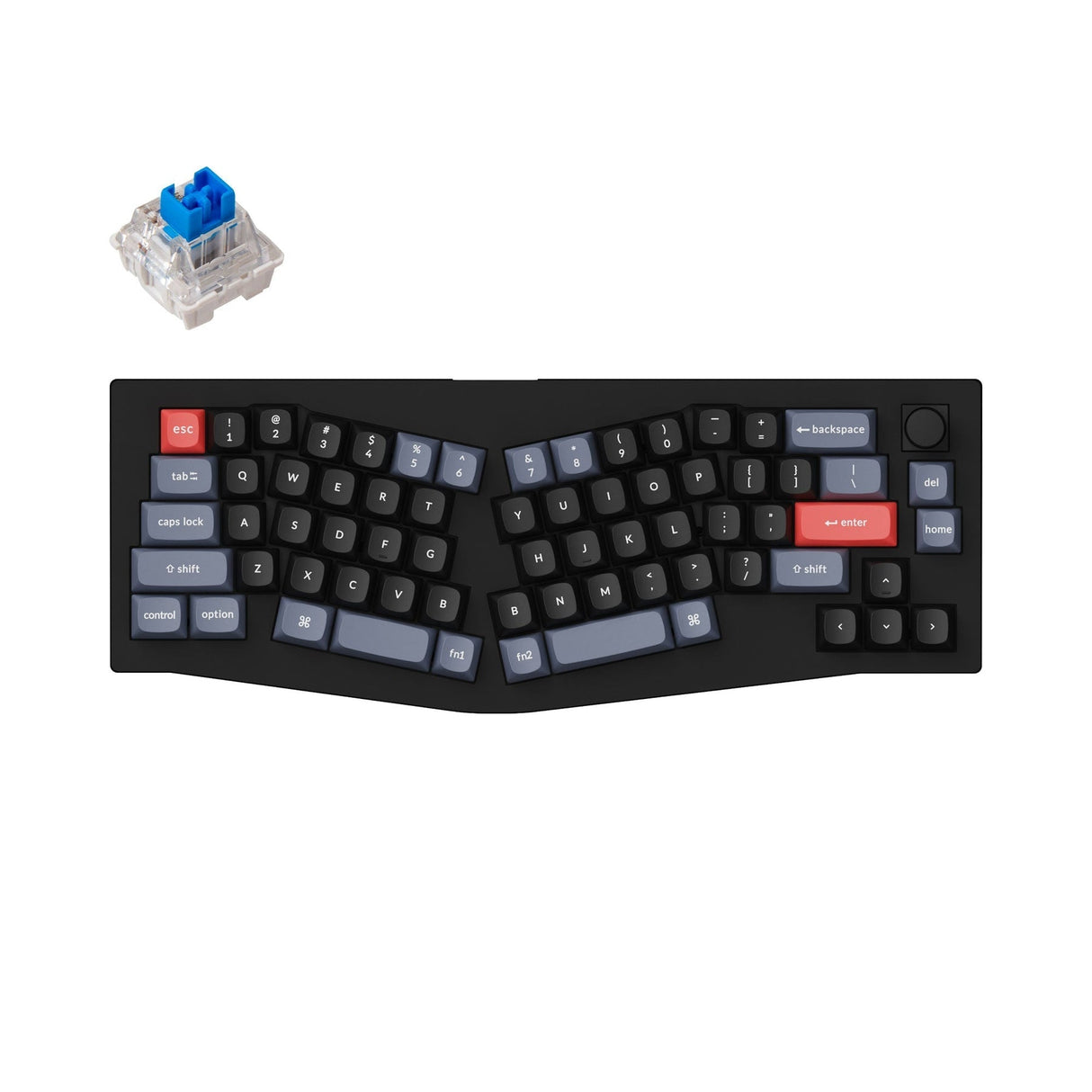 Keychron V8 (Alice Lay-out) QMK Aangepaste Mechanische Toetsenbord (US ANSI Lay-out)