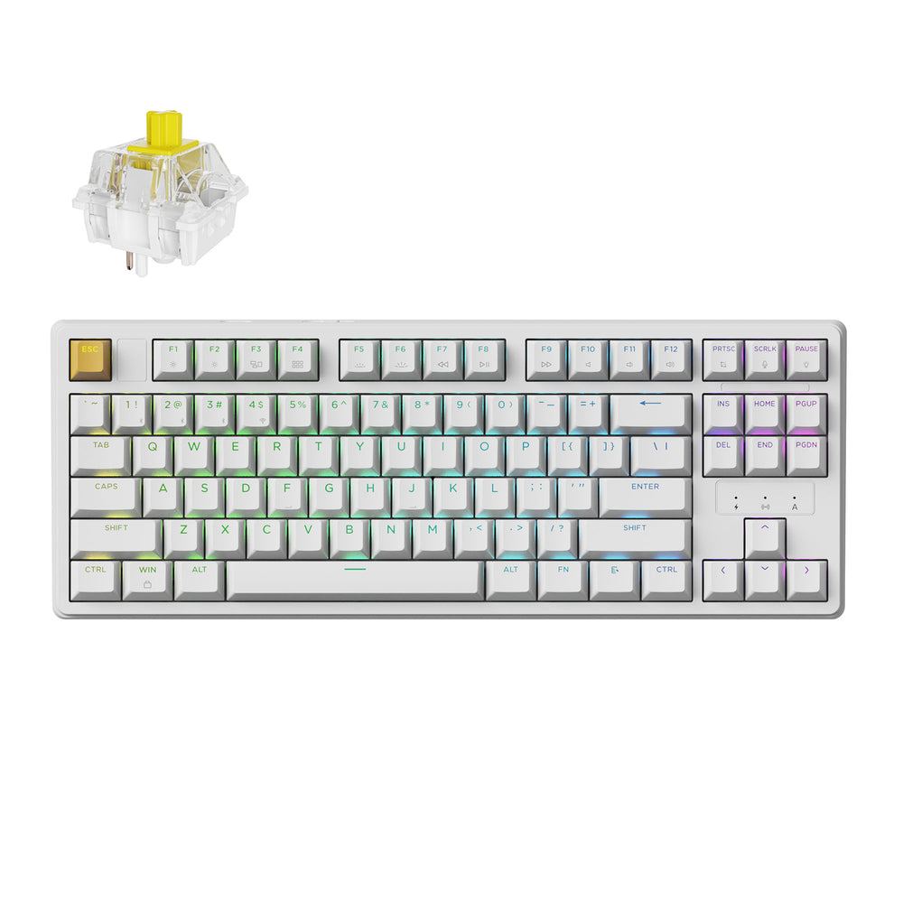 Keychron J4 QMK Wireless Mechanical Keyboard (US ANSI Layout)