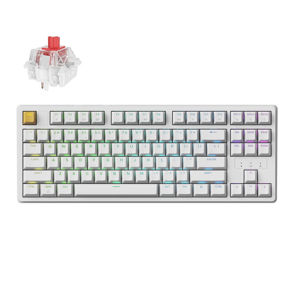Keychron J4 QMK Wireless Mechanical Keyboard (US ANSI Layout)