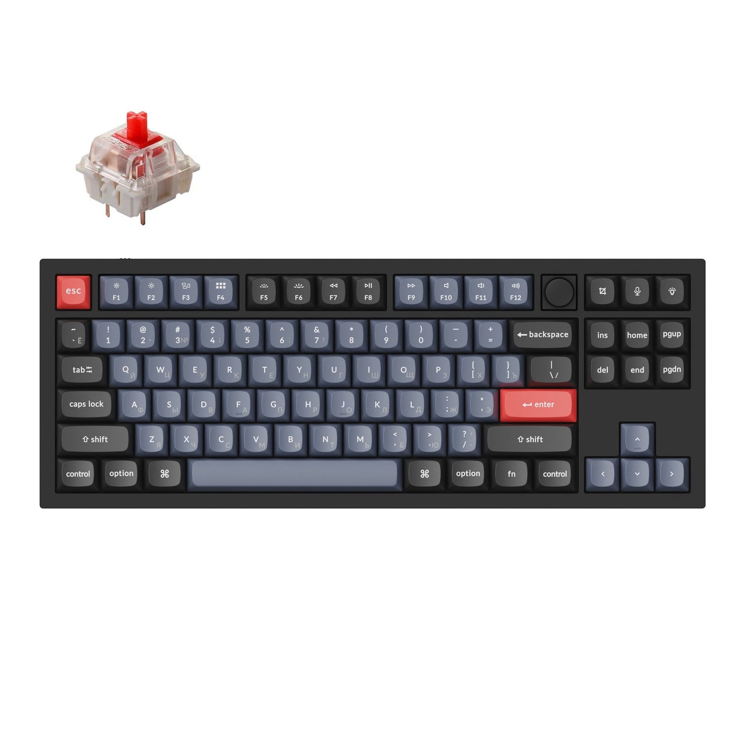 Keychron Q3 QMK Custom Mechanical Keyboard (US ANSI Layout)