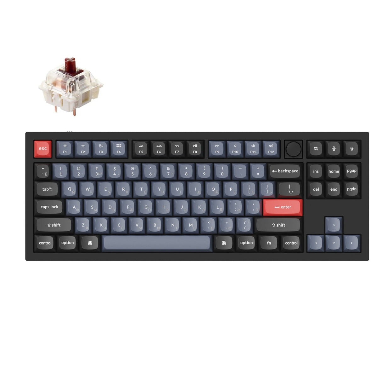 Keychron Q3 QMK Custom Mechanical Keyboard (US ANSI Layout)