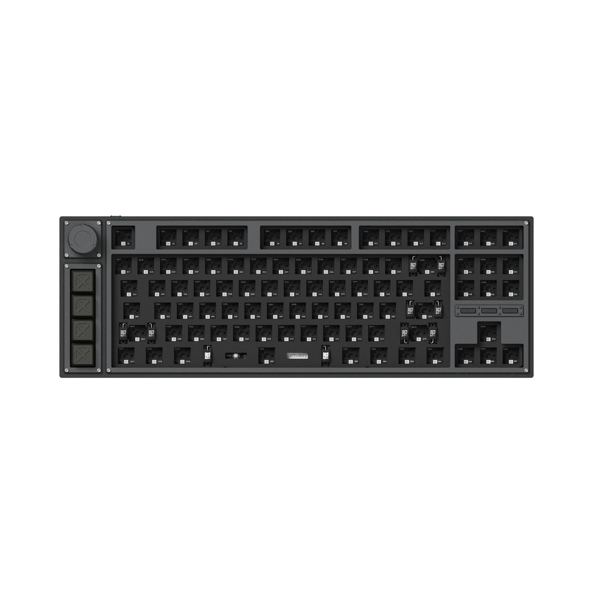 Lemokey L3 QMK/VIA Wireless Custom Mechanical Keyboard (US ANSI Layout)