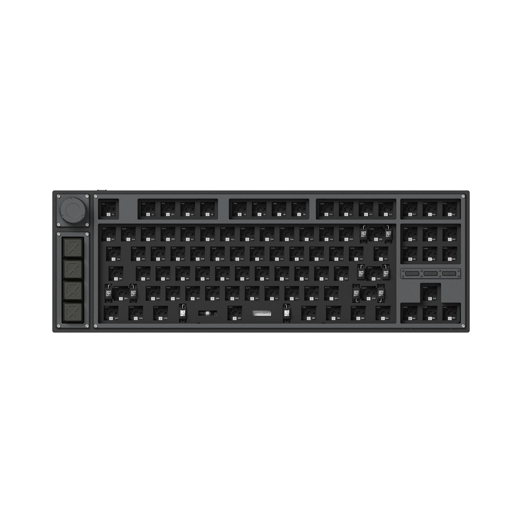 Lemokey L3 QMK/VIA Wireless Custom Mechanical Keyboard (US ANSI Layout)