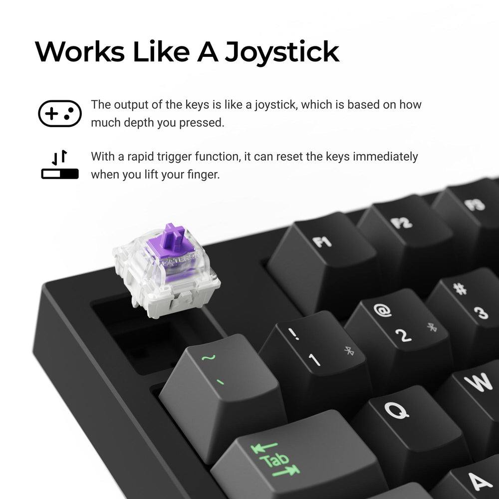 Lemokey P3 HE Draadloos Magnetisch Schakeltoetsenbord voor Gaming (US ANSI-indeling)