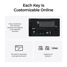 Lemokey P2 HE Wireless Magnetic Switch Custom Gaming Keyboard (US ANSI Layout)
