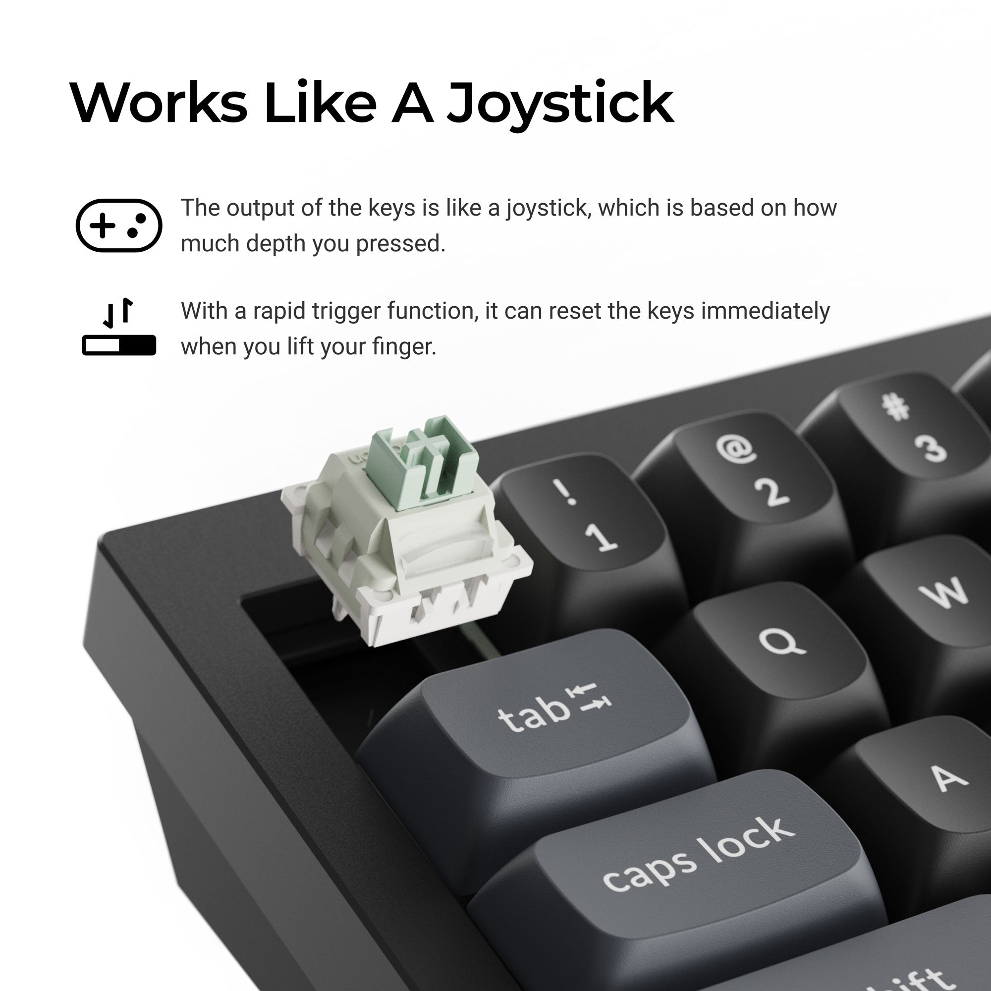 Keychron Q2 HE 8K Wired Magnetic Switch Keyboard (US ANSI Layout)