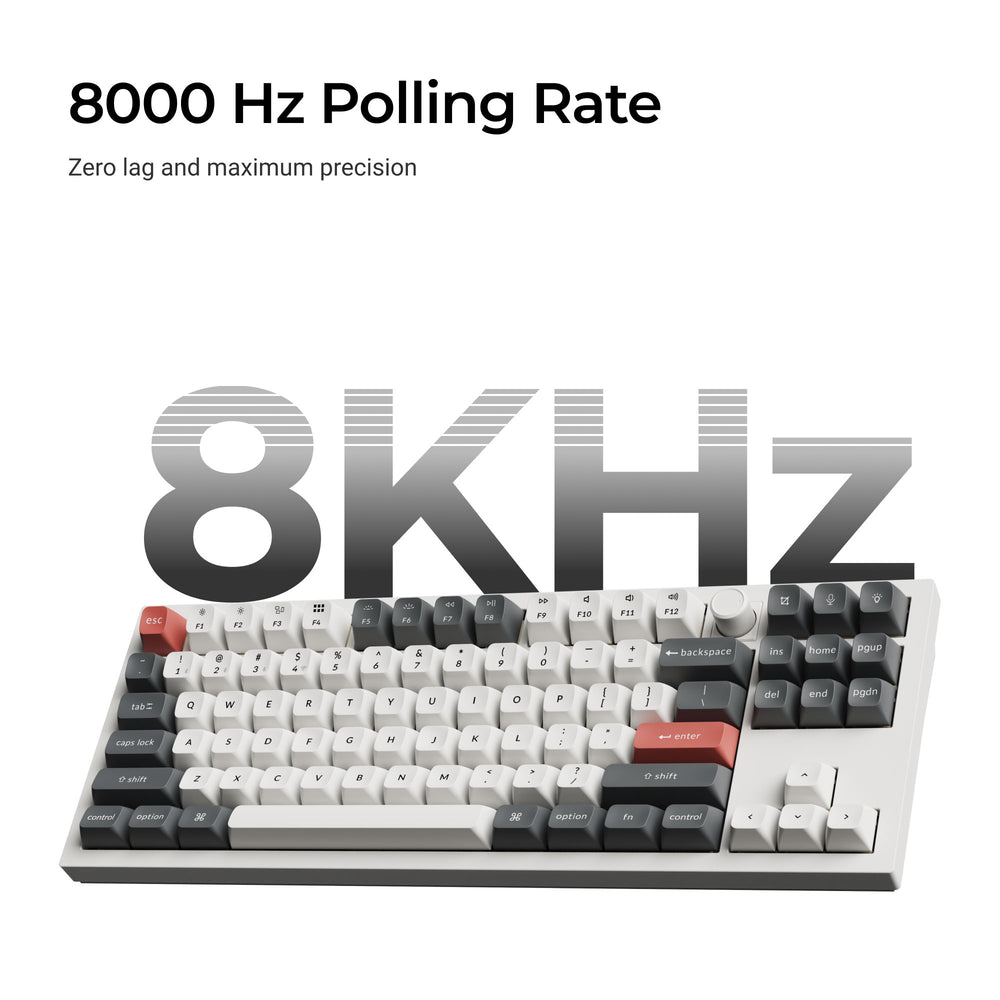 Keychron Q3 Ultra 8K Wireless Custom Mechanical Keyboard(US ANSI Layout)