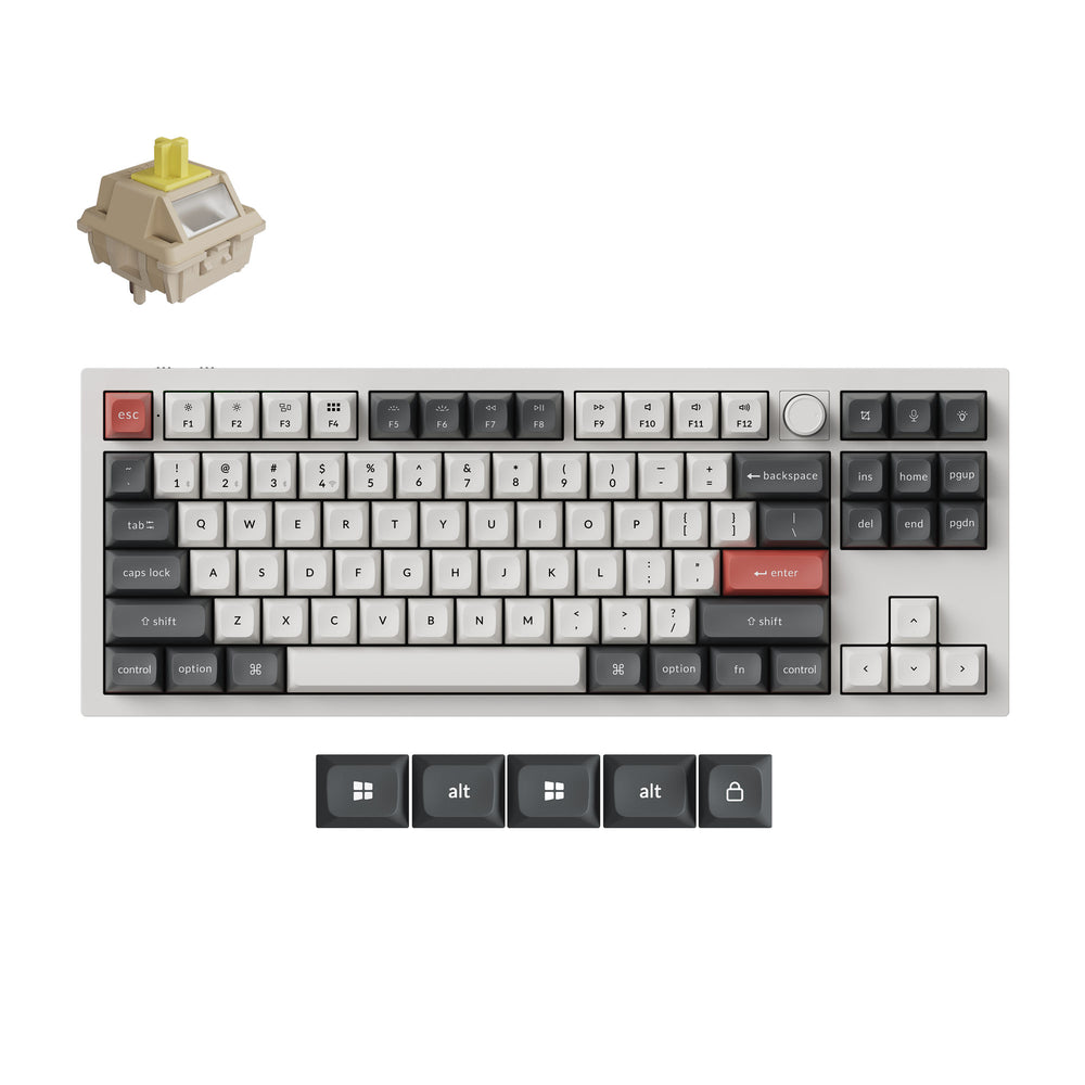 Keychron Q3 Ultra 8K Wireless Custom Mechanical Keyboard(US ANSI Layout)