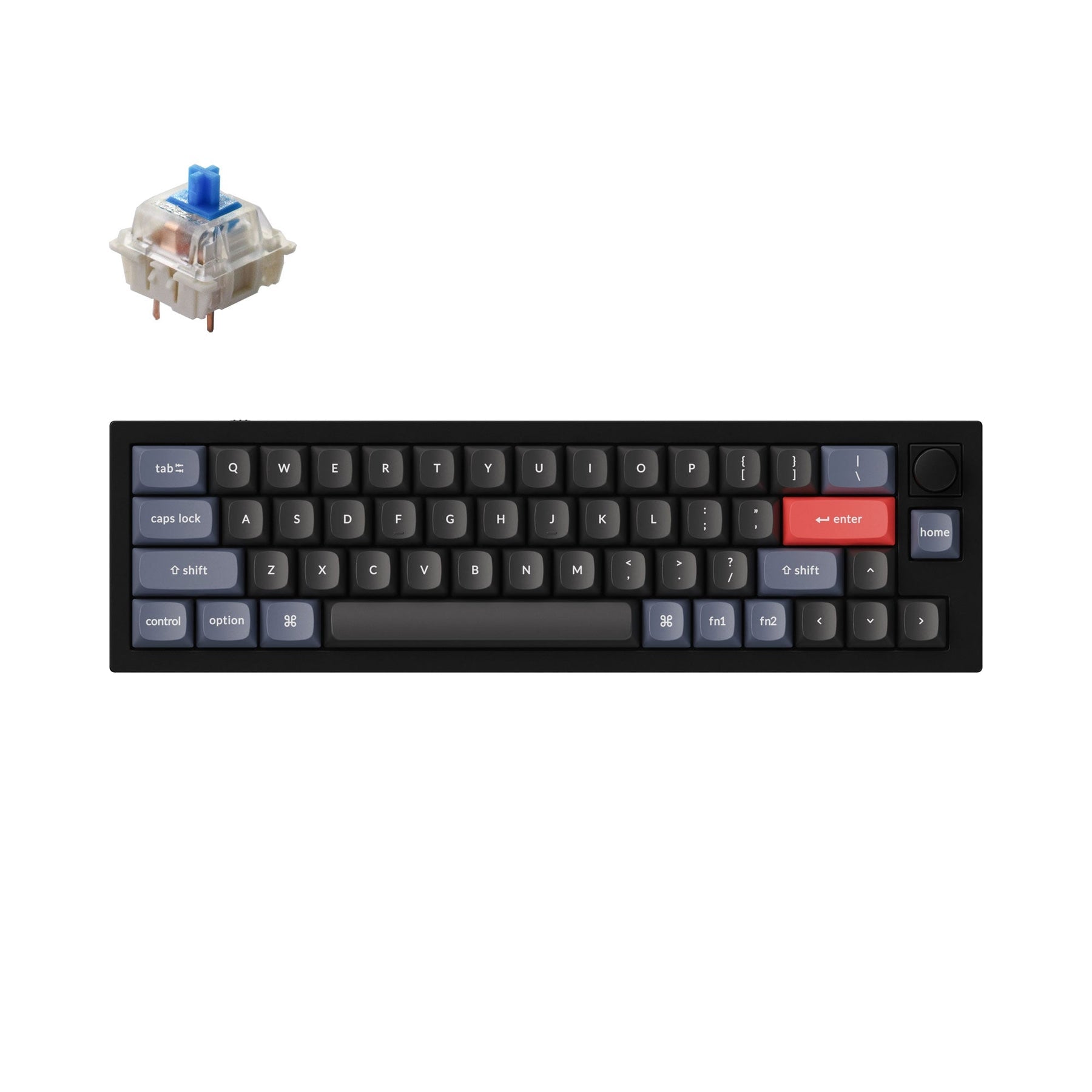 Keychron Q9 QMK Custom Mechanical Keyboard (US ANSI Layout)
