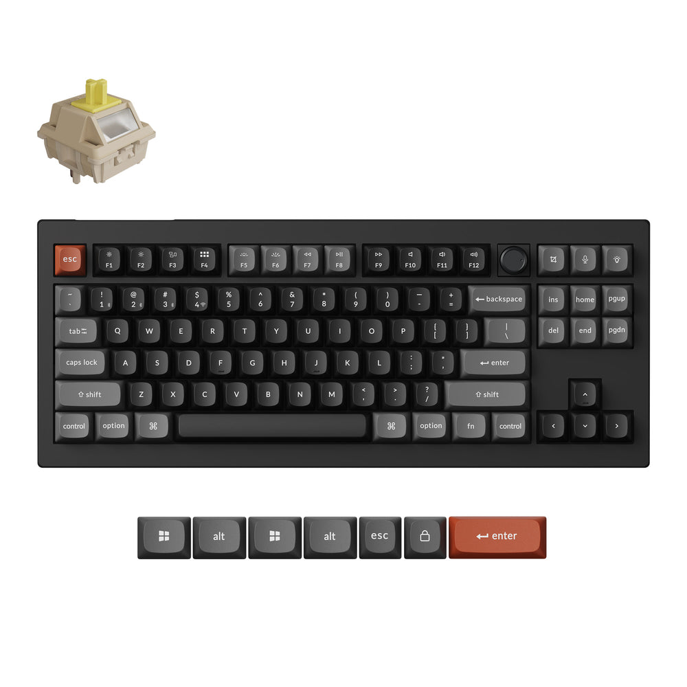 Keychron V3 Ultra 8K Wireless Custom Mechanical Keyboard (US ANSI Layout)