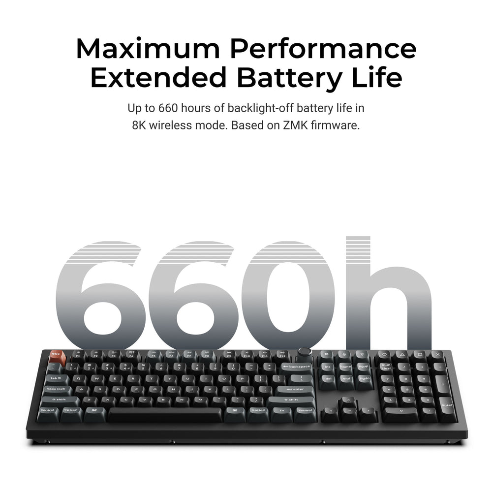 Keychron V6 Ultra 8K Wireless Custom Mechanical Keyboard (US ANSI Layout)