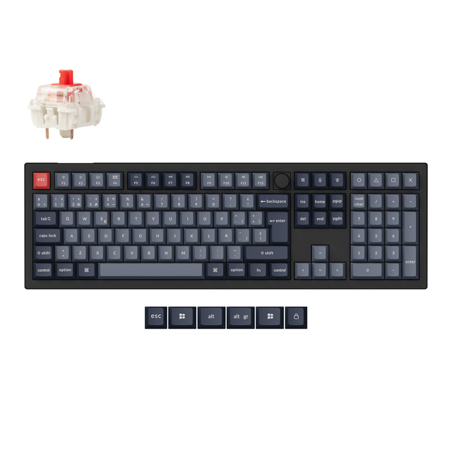 Keychron V6 Max QMK Wireless Custom Mechanical Keyboard ISO Layout Collection