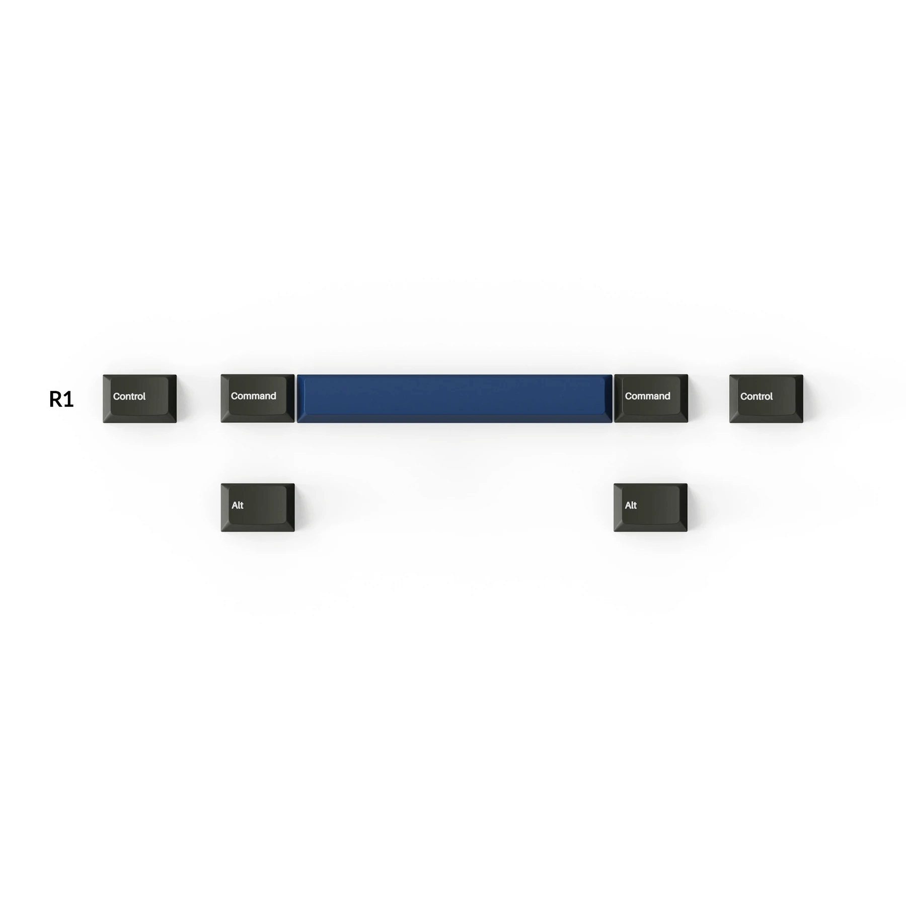 Cherry Profile Double - Shot PBT Full Set Keycaps - Royal