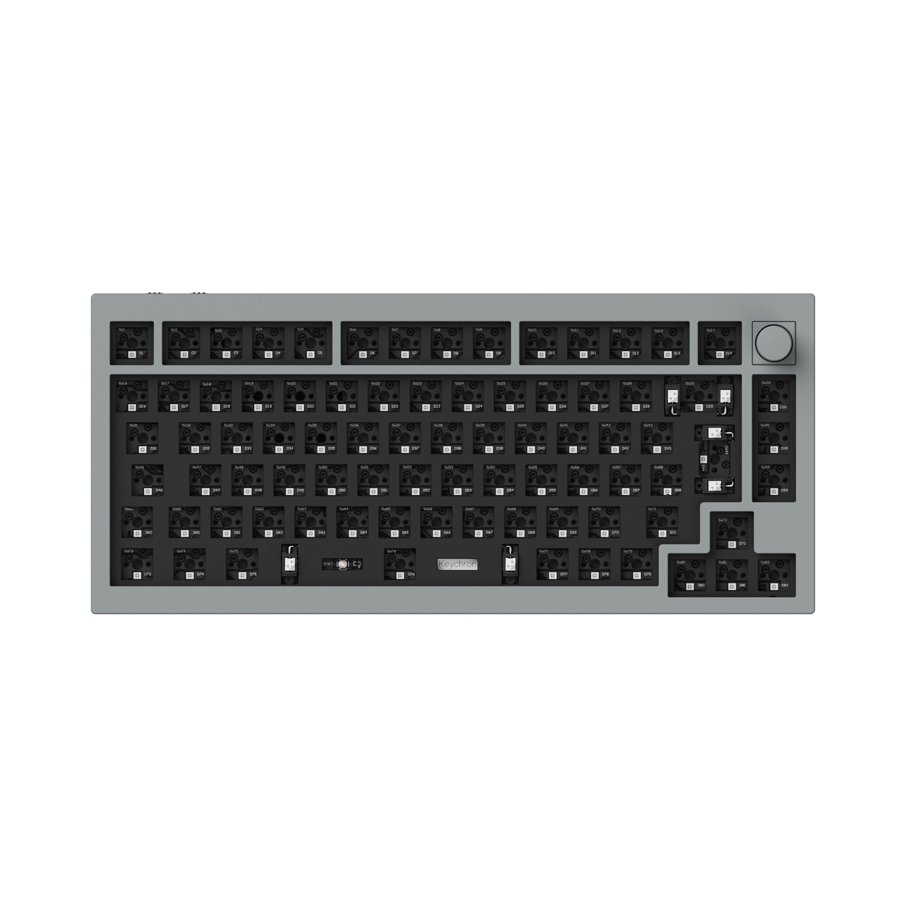 Keychron Q1 Pro QMK/VIA Draadloos Aangepast Mechanisch Toetsenbord ISO Indeling Collectie