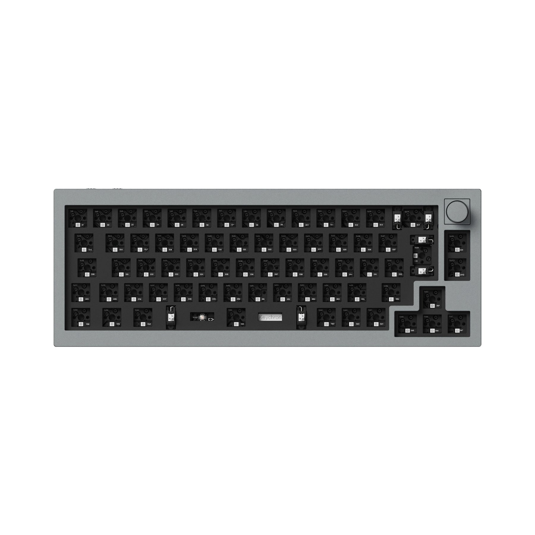Keychron Q2 Pro QMK/VIA Draadloos Aangepast Mechanisch Toetsenbord ISO Indeling Collectie