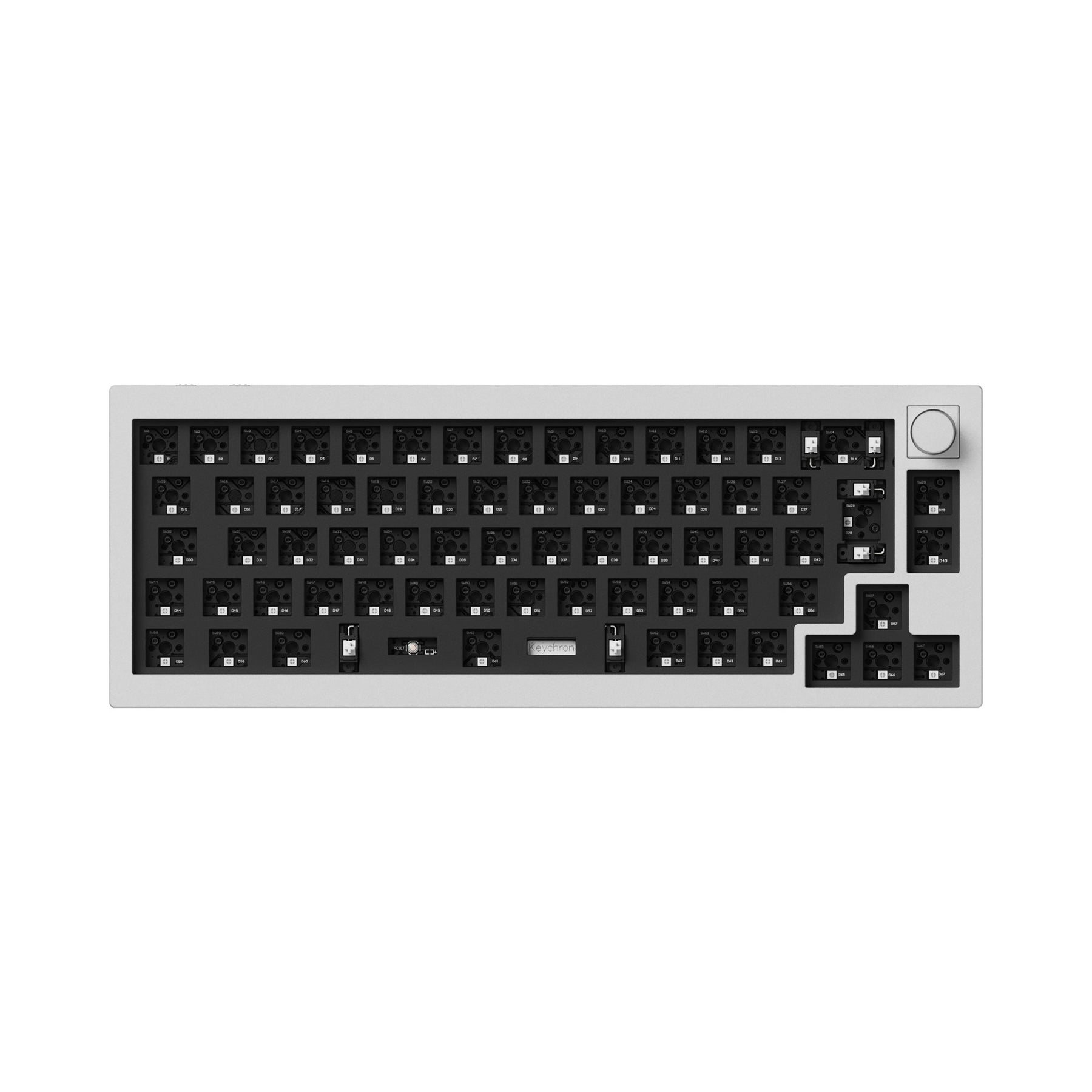 Keychron Q2 Pro QMK/VIA Draadloos Aangepast Mechanisch Toetsenbord ISO Indeling Collectie